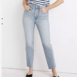Madewell Light Wash Curvy Perfect Vintage Jeans sz 30